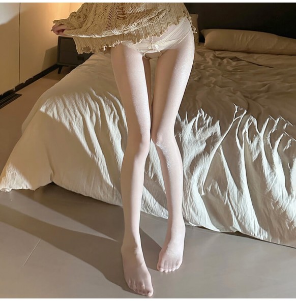 FEE ET MOI - Starry Sky Open-Crotch Stockings (Skin Color) FEE ET MOI - Starry Sky Open-Crotch Stockings (Skin Color)